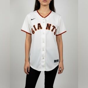 Nike Women’s San Francisco Giants Button Up Jersey Retired 27 Sz XL